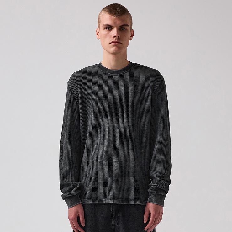 ������̵���ۥ��󥰥��꡼��TEE ��åե� �����ޥ� FORMER �ե����ޡ� SCRAWL LS WAFFLE T-SHIRT FTE-24424 ��������Ź������