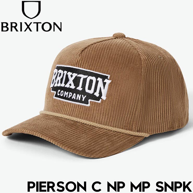 BRIXTON ֥ꥯȥ PIERSON C NP MP SNPK - SAND CORDUROY ʥåץХåå ˹ 11903 25FW Ź