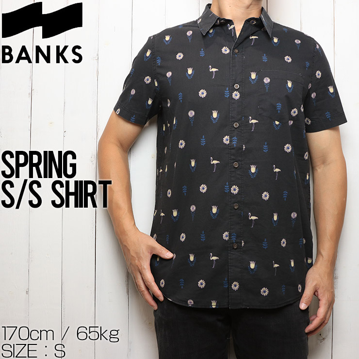 [åݥб] BANKS Х󥯥 SPRING S/S SHIRTS Ⱦµ WSS0153