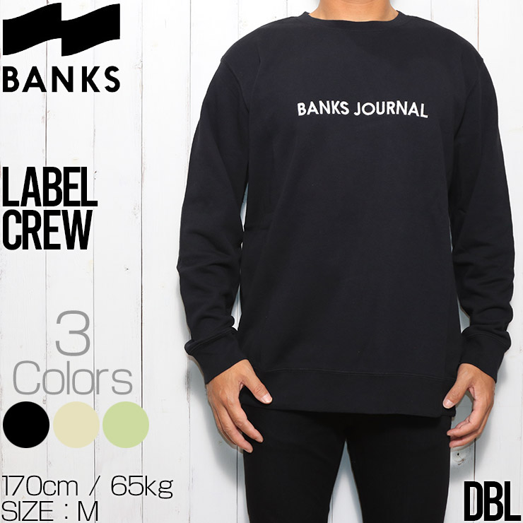 ̵BANKS Х󥯥 LABEL CREW åȥȥ졼ʡ WFL0314