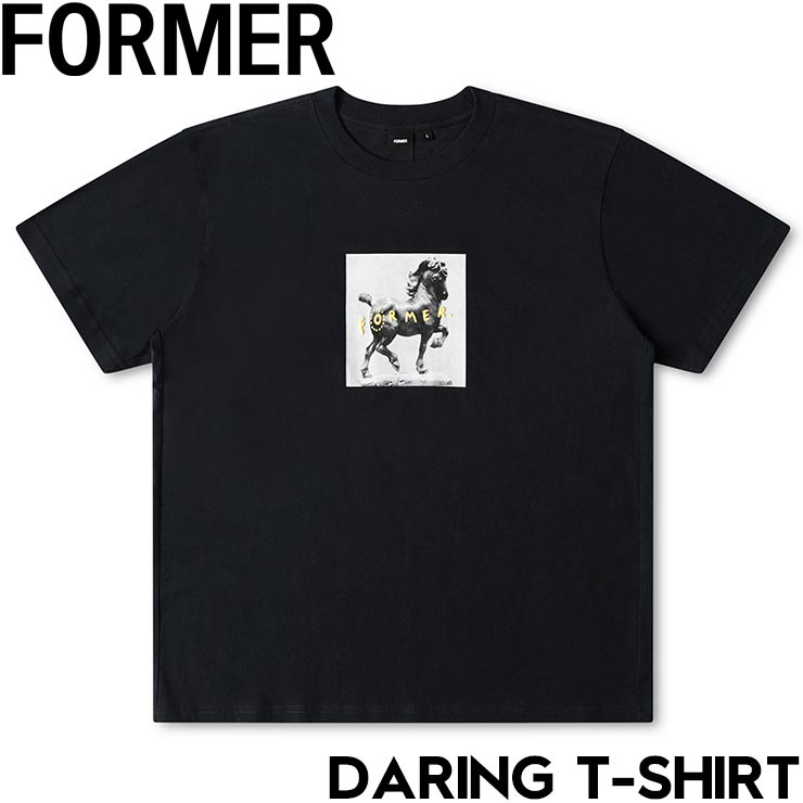 ̵ȾµTEE T FORMER եޡ DARING T-SHIRT FTE-25114 BLACK Ź