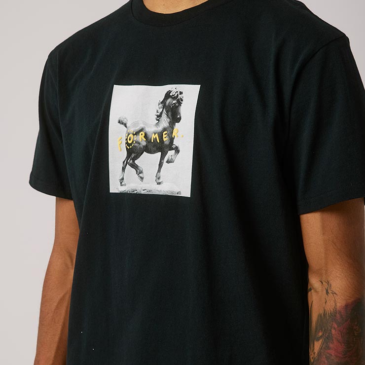 ̵ȾµTEE T FORMER եޡ DARING T-SHIRT FTE-25114 BLACK Ź