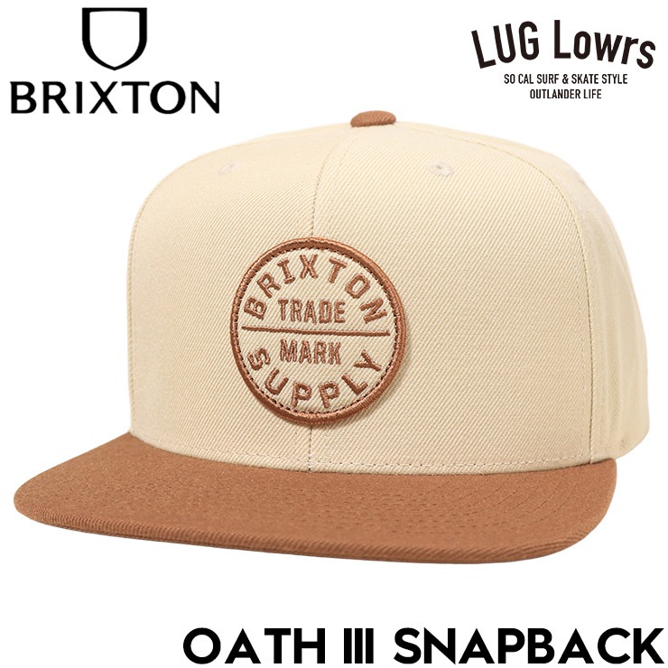 BRIXTON �֥ꥯ���ȥ� ����å� ��� ��ǥ����� ���ʥåץХå�����å� 6�ѥͥ륭��å� �ե�åȥХ����� �ѥå�����å� OATH III SNAPBACK 10777 KHKCR 26FW ��������Ź������