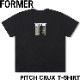 ������̵����ȾµTEE T����� FORMER �ե����ޡ� PITCH CRUX T-SHIRT FTE-24402 BLACK ��������Ź������
