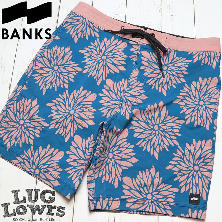 [����å��ݥ����б�] BANKS �Х󥯥� DAISY CHAIN BOARDSHORT �ܡ��ɥ��硼�� BS0124
