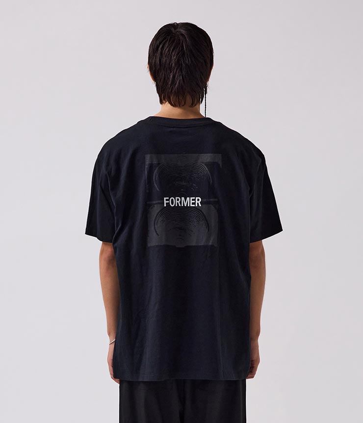 ̵ȾµTEE T FORMER եޡ TWO-TONE CRUX T-SHIRT FTE-24414 BLACK Ź