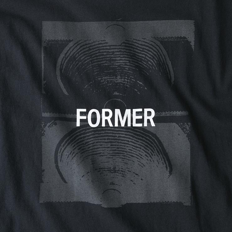 ̵ȾµTEE T FORMER եޡ TWO-TONE CRUX T-SHIRT FTE-24414 BLACK Ź