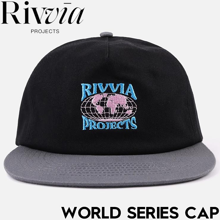 Rivvia PROJECTS ��������ץ��������� WORLD SERIES CAP ���ȥ�åץХå�����å�  ˹�� RHW-25411 BLACK/GREY ��������Ź������