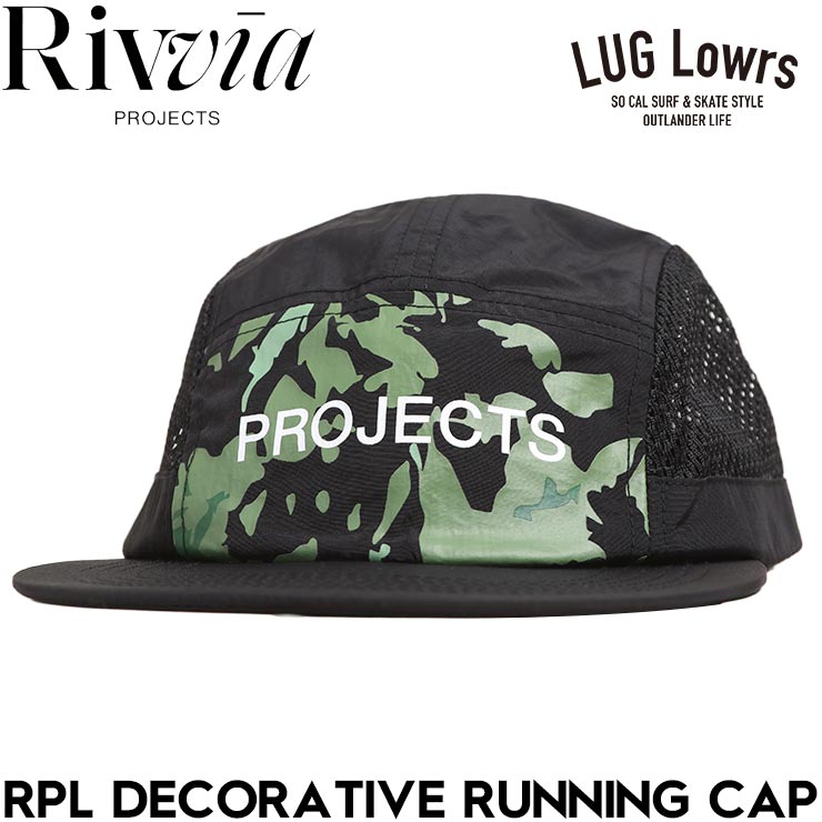 Rivvia PROJECTS ��������ץ��������� ����å� ��� �ʥ����󥭥�å� �����åȥ���å� ���˥󥰥���å� ���� ˹�� �ե꡼������ RPL DECORATIVE RUNNING CAP RHW-26114 ��������Ź������