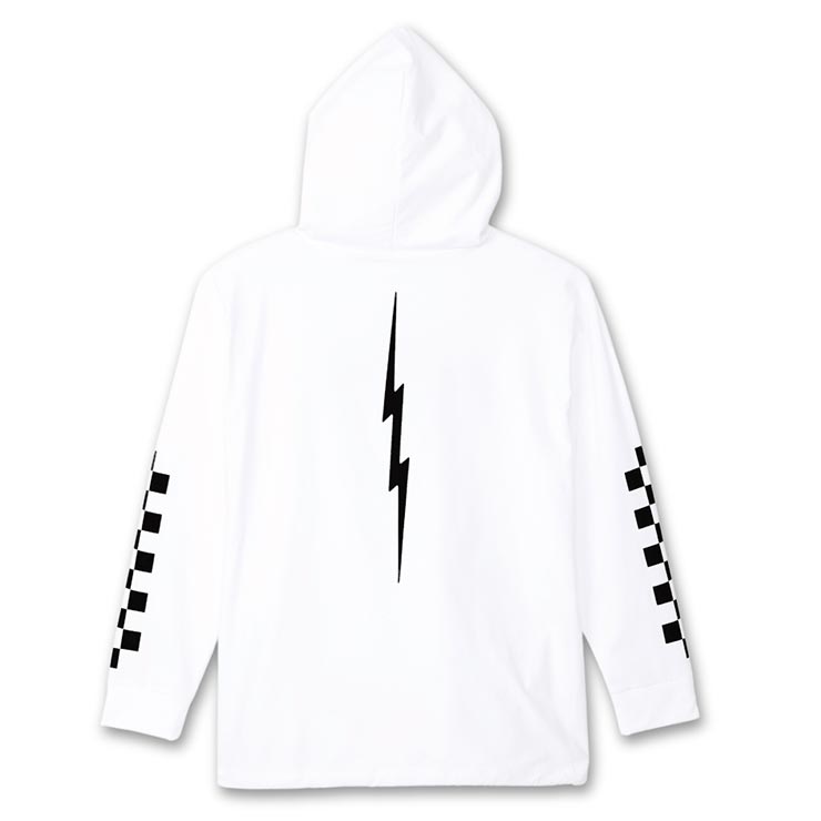 �ա����դ����󥰥��꡼��TEE ����T ®���Ǻ� ELECTRIC ���쥯�ȥ�å� CHECKER DRY HOOD E25SU04 WHT ��������Ź������