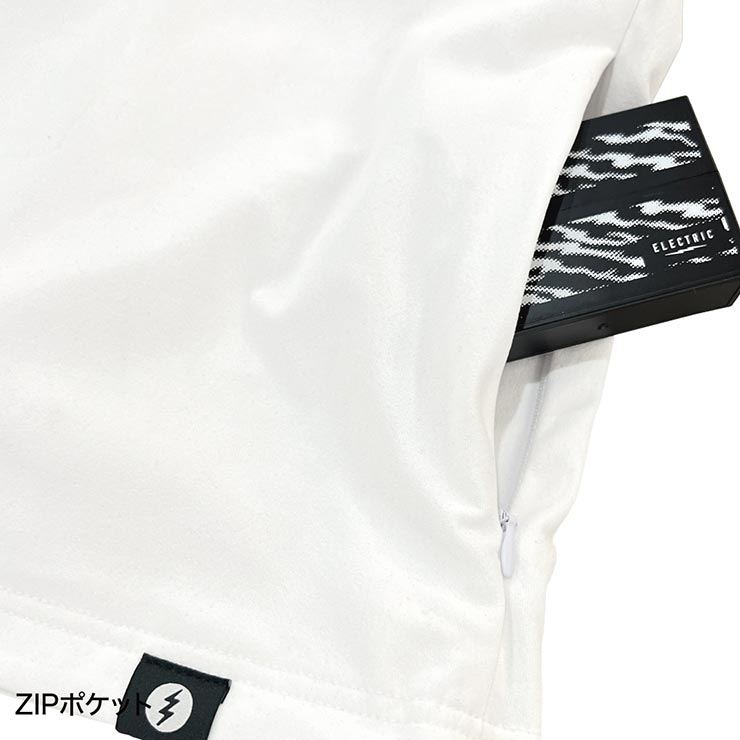�ա����դ����󥰥��꡼��TEE ����T ®���Ǻ� ELECTRIC ���쥯�ȥ�å� CHECKER DRY HOOD E25SU04 WHT ��������Ź������