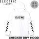 �ա����դ����󥰥��꡼��TEE ����T ®���Ǻ� ELECTRIC ���쥯�ȥ�å� CHECKER DRY HOOD E25SU04 WHT ��������Ź������