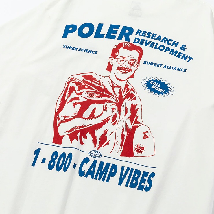 ̵ȾµTEE T POLeR ݡ顼 RND2 RELAX FIT TEE 251MCV0073 WHT Ź