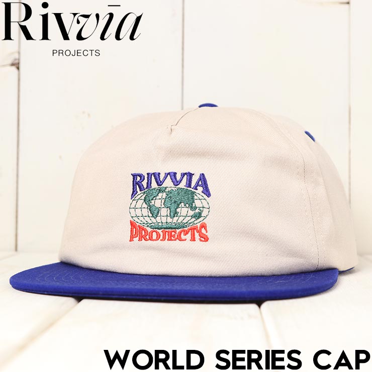 Rivvia PROJECTS ��������ץ��������� WORLD SERIES CAP ���ȥ�åץХå�����å�  ˹�� RHW-25411 BONE/BLUE ��������Ź������