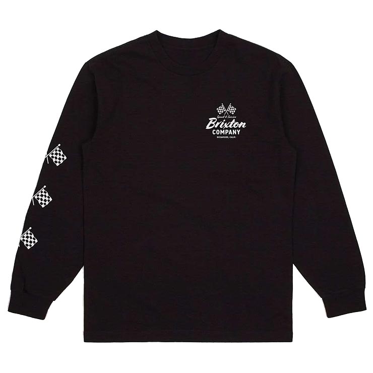 ������̵���ۥ��󥰥��꡼��T����� ����T BRIXTON �֥ꥯ���ȥ� WAYBURN L/S TEE 17199 BLK ��������Ź������