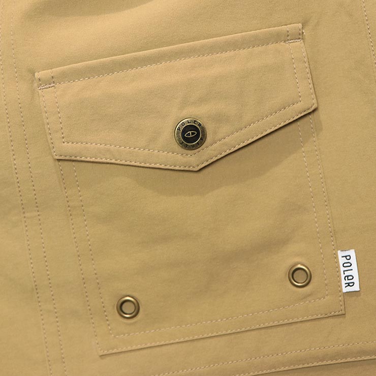 ������̵����POLeR �ݡ��顼 CAMP SHORT �ϡ��եѥ�� ���硼�� 211APM4001