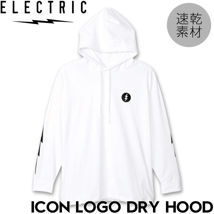�ա����դ����󥰥��꡼��TEE ����T ®���Ǻ� ELECTRIC ���쥯�ȥ�å� ICON LOGO DRY HOOD E25SU05 WHT ��������Ź������