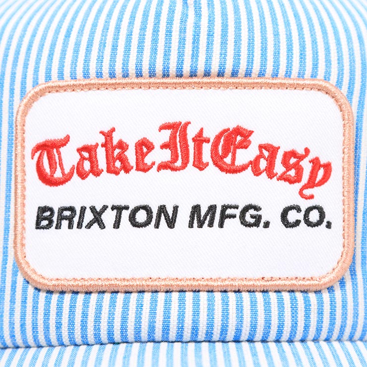 BRIXTON �֥ꥯ���ȥ� ����å� ��� ��ǥ����� �ȥ�å�������å� ��å��奭��å� �ѥå�����å� �ߥǥ�����ץ��ե����� TAKE IT EASY C NP MP TRUCKER TWO BOOT STRIPE 12095 26SU ��������Ź������