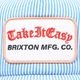 BRIXTON �֥ꥯ���ȥ� ����å� ��� ��ǥ����� �ȥ�å�������å� ��å��奭��å� �ѥå�����å� �ߥǥ�����ץ��ե����� TAKE IT EASY C NP MP TRUCKER TWO BOOT STRIPE 12095 26SU ��������Ź������