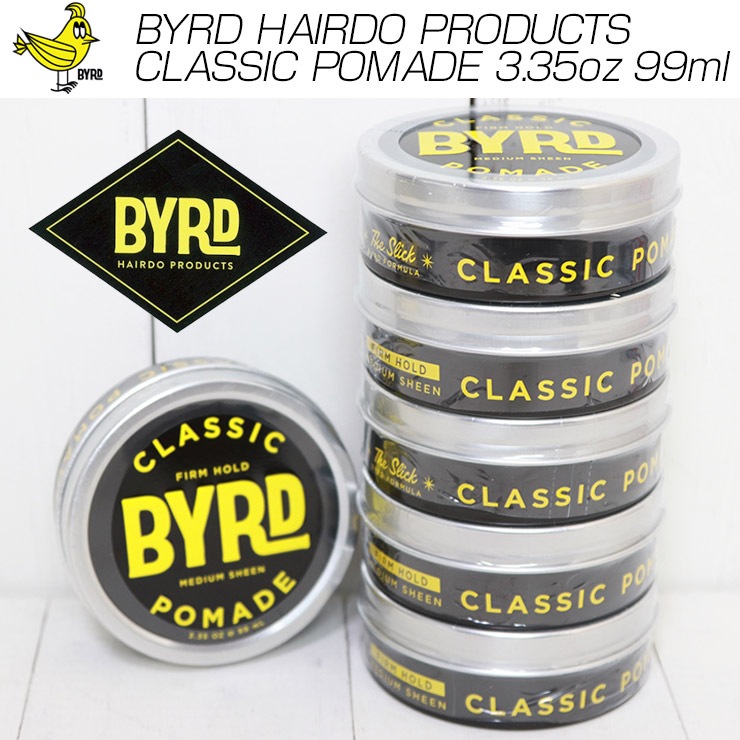 [����å��ݥ����б�] BYRD �С��� CLASSIC POMADE 3.35oz 99ml ���饷�å� �ݥޡ��� 2067724
