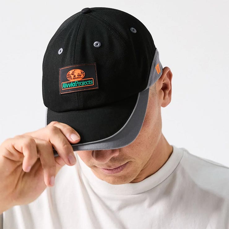 ������̵���ۥ��ȥ�åץХå�����å�  ˹�� Rivvia PROJECTS ��������ץ��������� GLOBE CAP RHE-25124 GREY BLACK ��������Ź������