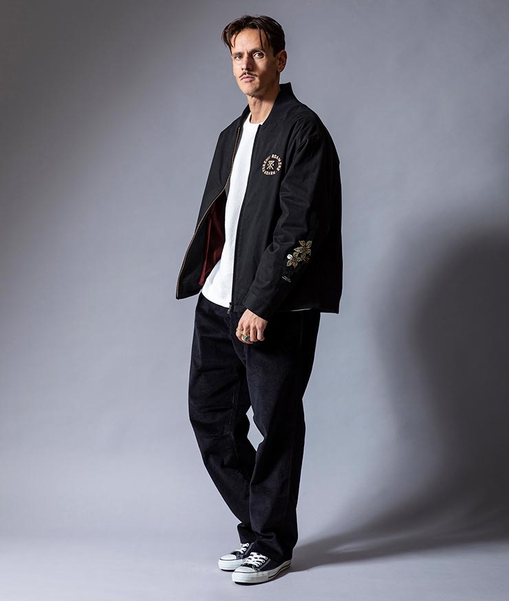 ROARK �������� FOREVER ROAMING BOMBER JACKET �ܥ�С����㥱�å� RJJ1153-BLK ��������Ź������