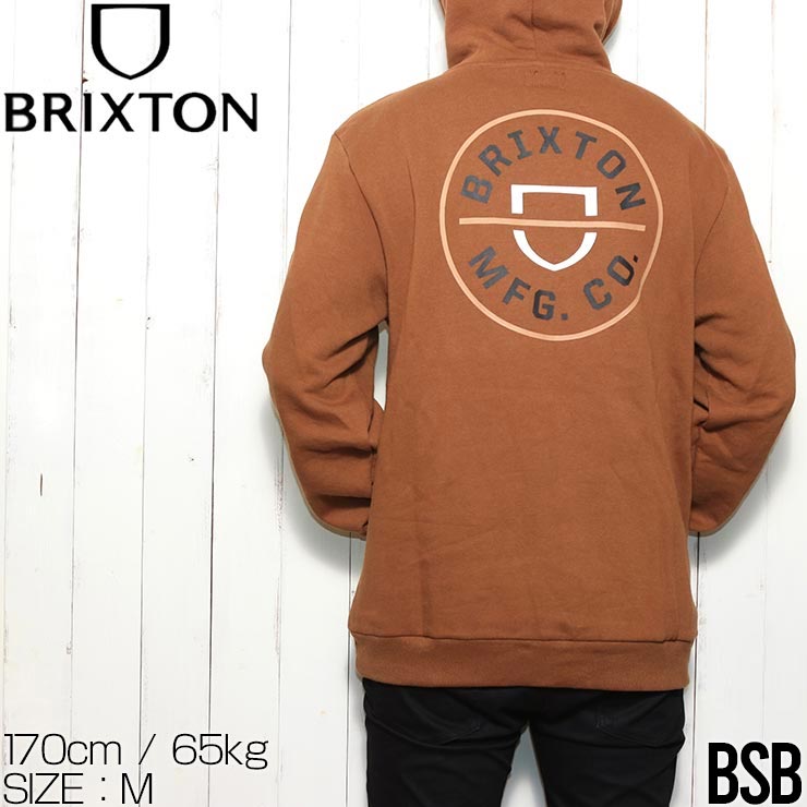 ̵ۥץ륪Сѡ աǥ BRIXTON ֥ꥯȥ CREST HOODY 22021