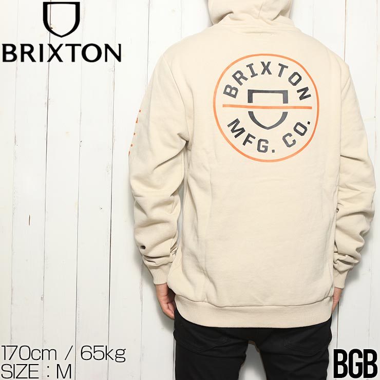 ̵ۥץ륪Сѡ աǥ BRIXTON ֥ꥯȥ CREST HOODY 22021