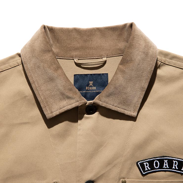 ���С������른�㥱�å� ROARK �������� ATLAS CHORE2.0 JACKET RJJ1003 KHAKI ��������Ź������
