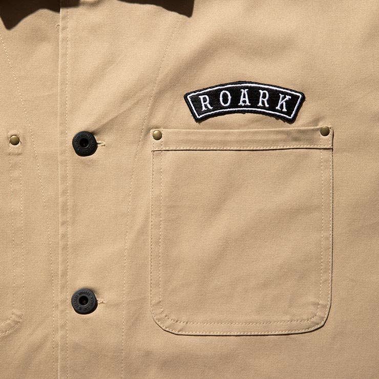 ���С������른�㥱�å� ROARK �������� ATLAS CHORE2.0 JACKET RJJ1003 KHAKI ��������Ź������