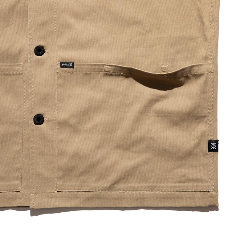 ���С������른�㥱�å� ROARK �������� ATLAS CHORE2.0 JACKET RJJ1003 KHAKI ��������Ź������