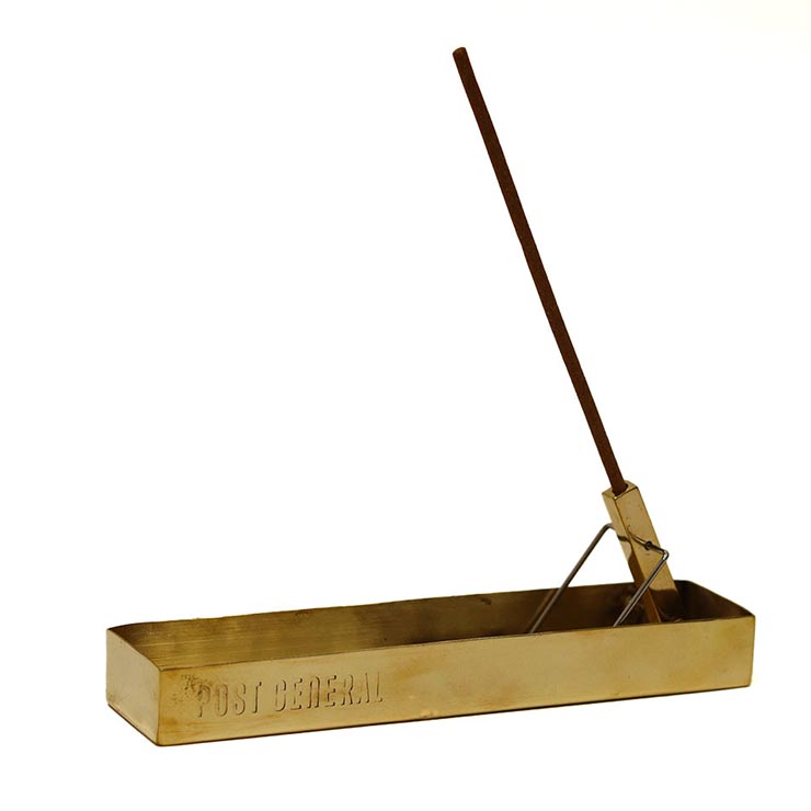 ������̵���ۥ֥饹 ���󥻥󥹥ۥ���� ����Ω�� POST GENERAL �ݥ��ȥ����ͥ�� BRASS INCENSE HOLDER 982560013 ��������Ź������