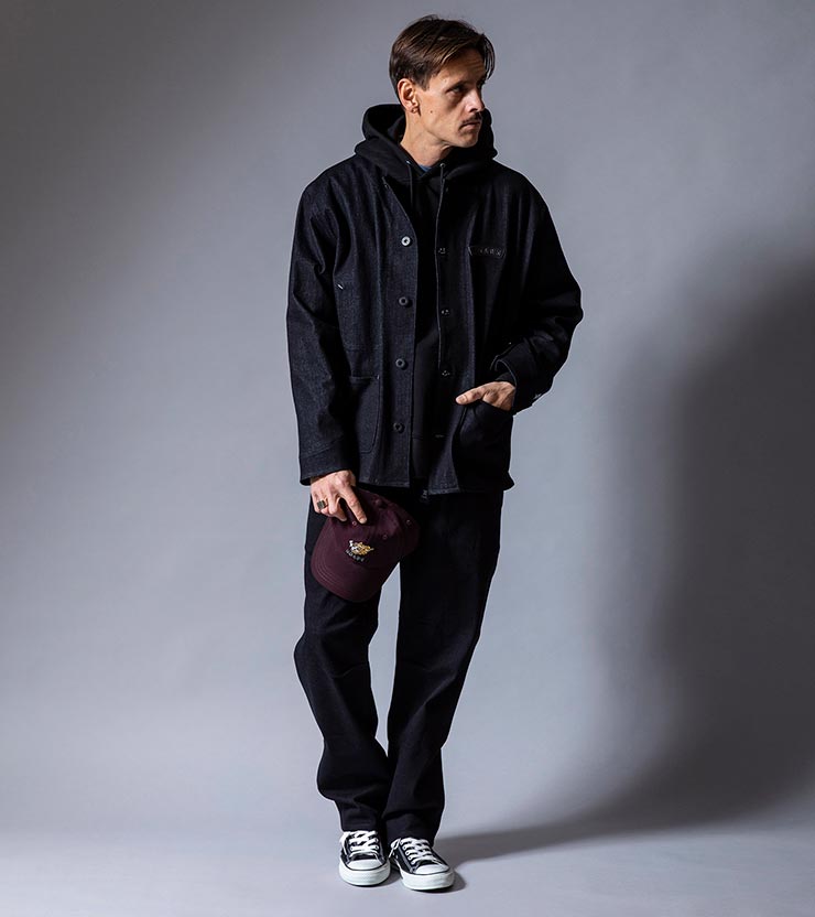 ROARK �������� DENIM ST ENGINEER JACKET ���󥸥˥��ǥ˥ॸ�㥱�å� RJJ1158-RAW ��������Ź������