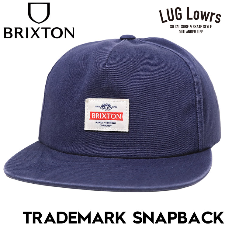 BRIXTON �֥ꥯ���ȥ� ����å� ��� ��ǥ����� 5�ѥͥ륭��å� ���ʥåץХå�����å� �ե�åȥХ����� �ѥå�����å� �����å���ù� TRADEMARK ADJUSTABLE HAT WANAV 12129 26FW ��������Ź������
