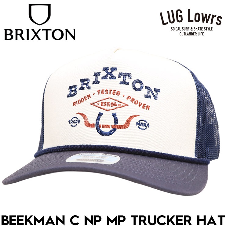 BRIXTON �֥ꥯ���ȥ� ����å� ��� ��ǥ����� �ȥ�å�������å� ���ʥåץХå�����å� �����֥Х����� �ɽ�����å� �ߥǥ�����ץ��ե����� BEEKMAN C NP MP TRUCKER HAT OFFNV 12106 ��������Ź������