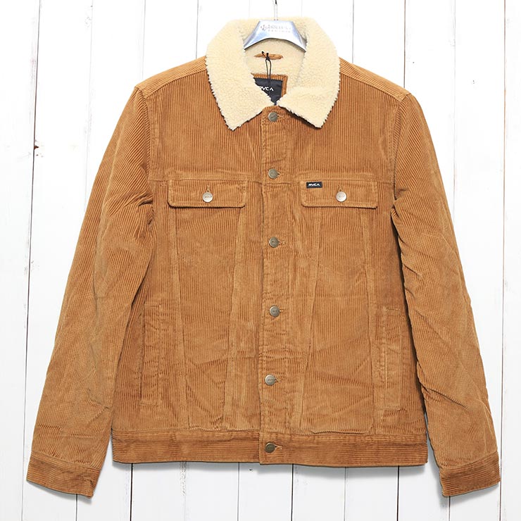 ̵ RVCA 롼 WAYLON CORDUROY TRUCKER JACKET ǥ㥱å ܥ㥱å AVYJK00142