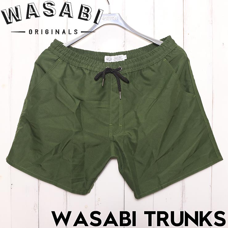 ϥ֥åɥ硼 ϡեѥ WASABI Original 掠 WASABI TRUNKS GRN Ź