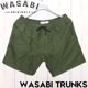 ϥ֥åɥ硼 ϡեѥ WASABI Original 掠 WASABI TRUNKS GRN Ź