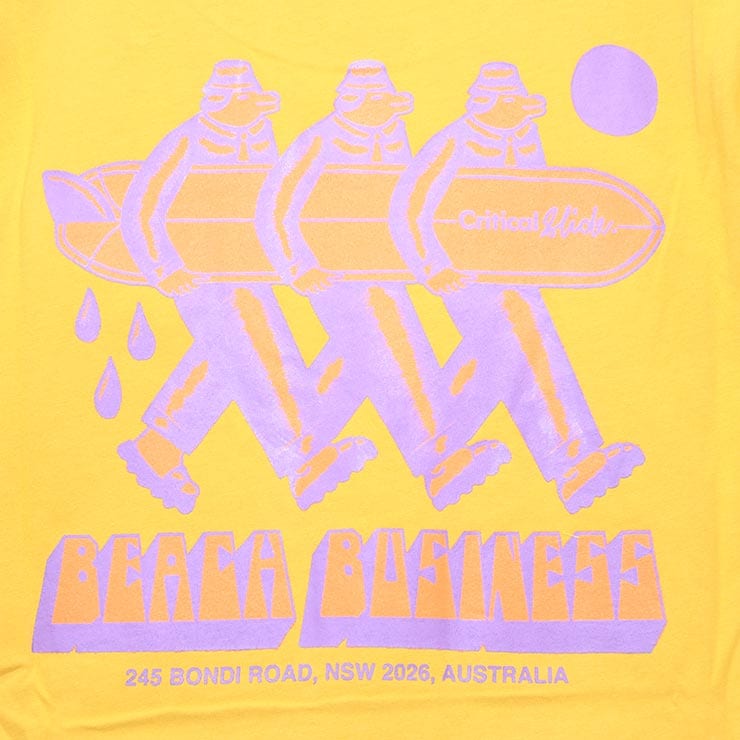 [����å��ݥ����б�] Critical Slide ����ƥ����륹�饤�� TCSS �ƥ��������������� BEACH BIZ S/S TEE ȾµT����� TE2036