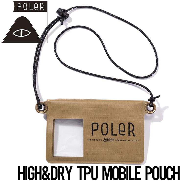 ̵ۥХݡ ޥۥ POLeR ݡ顼 HIGH&DRY TPU MOBILE POUCH 241MCV0402 BEG Ź