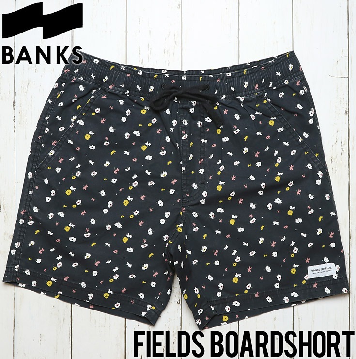 [����å��ݥ����б�] BANKS �Х󥯥� FIELDS BOARDSHORT �ܡ��ɥ��硼�� BS0133
