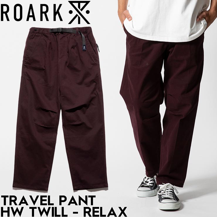 ̵ۥåơѡɥѥ Υѥ THE ROARK REVIVAL  ХХ TRAVEL PANTS 2.0 H/W TWILL ST 2TACS - RELAX TAPERED FIT  RPJ1003-DBG Ź