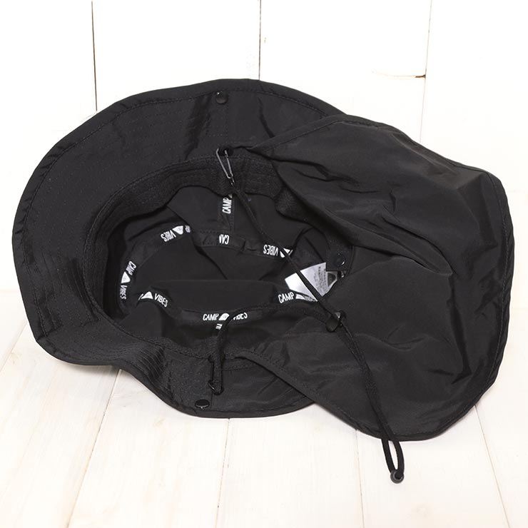 ̵˹ եϥå 󥬡դ POLeR ݡ顼 2WAY DRAW SUNGUARD BRIM HAT 251MCV0031 BLK Ź