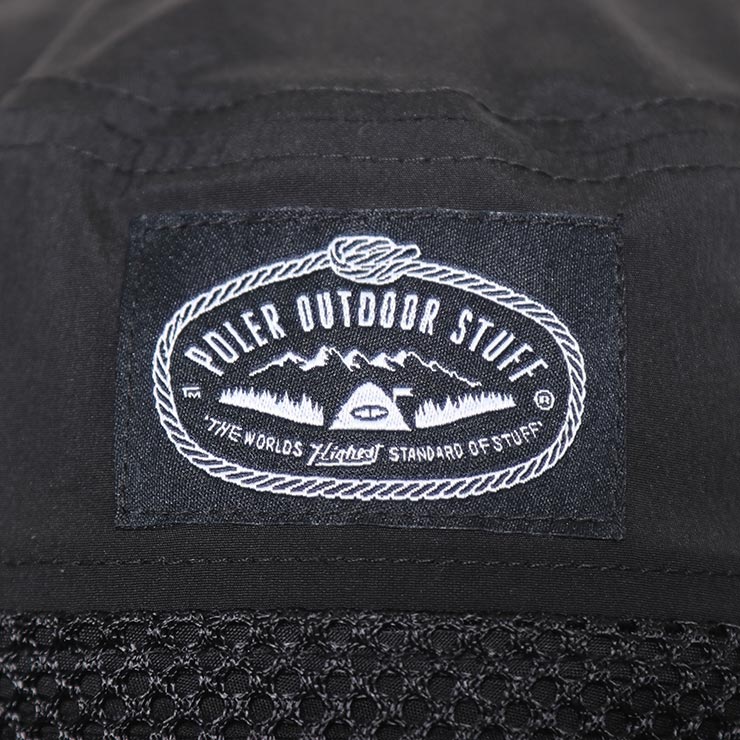 ̵˹ եϥå 󥬡դ POLeR ݡ顼 2WAY DRAW SUNGUARD BRIM HAT 251MCV0031 BLK Ź