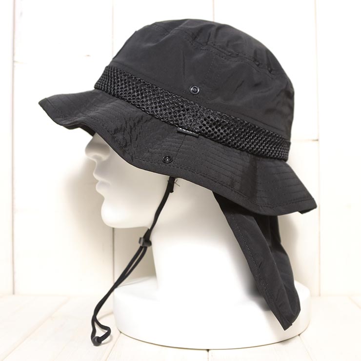 ̵˹ եϥå 󥬡դ POLeR ݡ顼 2WAY DRAW SUNGUARD BRIM HAT 251MCV0031 BLK Ź