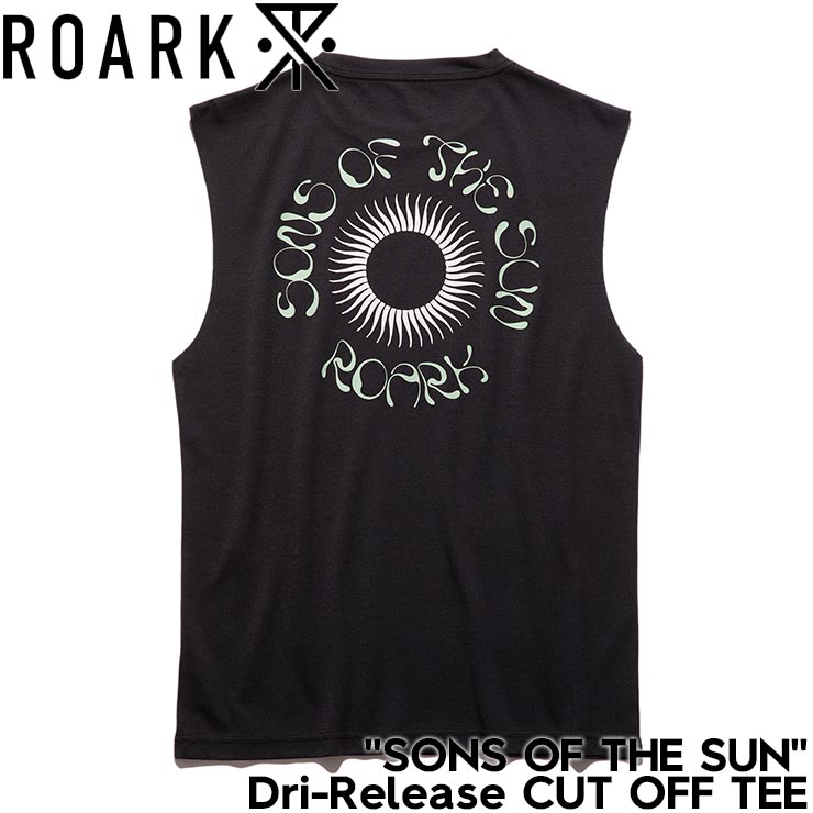 ������̵���ۥ��åȥ���T����� ®���Ǻ� THE ROARK REVIVAL ����������Х��Х� SONS OF THE SUN Dri-Release CUT OFF TEE RTJDR1124-BLK 25SU ��������Ź������