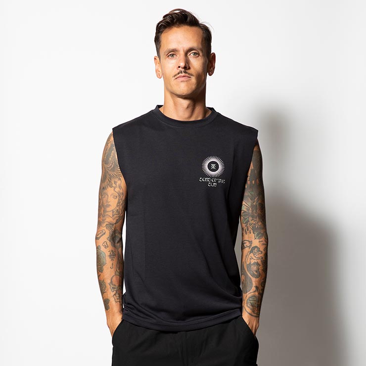 ������̵���ۥ��åȥ���T����� ®���Ǻ� THE ROARK REVIVAL ����������Х��Х� SONS OF THE SUN Dri-Release CUT OFF TEE RTJDR1124-BLK 25SU ��������Ź������