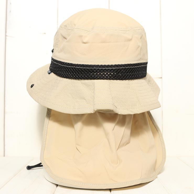 ̵˹ եϥå 󥬡դ POLeR ݡ顼 2WAY DRAW SUNGUARD BRIM HAT 251MCV0031 BEG Ź