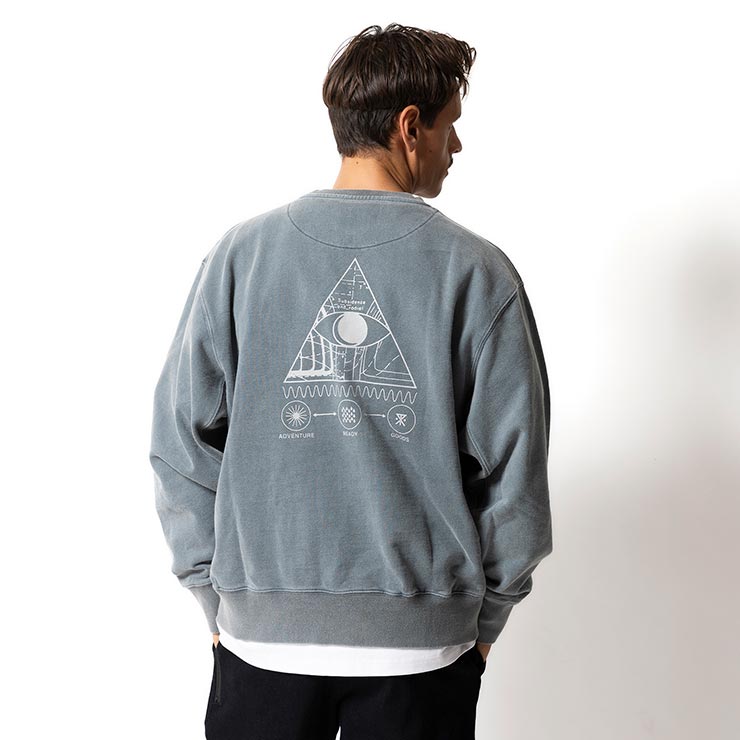 THE ROARK REVIVAL ����������Х��Х� 3RD EYE CREW SWEAT �������åȥȥ졼�ʡ� ���롼�ͥå� RSWJ1153-DGY ��������Ź������