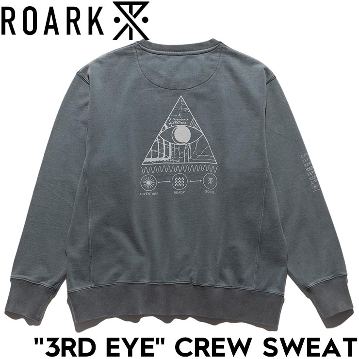THE ROARK REVIVAL ����������Х��Х� 3RD EYE CREW SWEAT �������åȥȥ졼�ʡ� ���롼�ͥå� RSWJ1153-DGY ��������Ź������